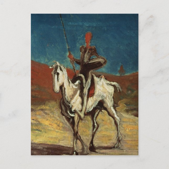 Don Quixote, 1865-1870 Vykort (Framsida)