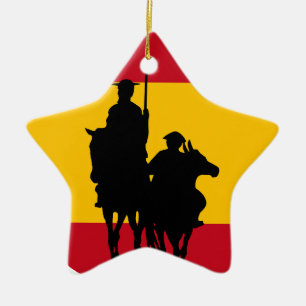 Don Quixote 2 Julgransprydnad Keramik
