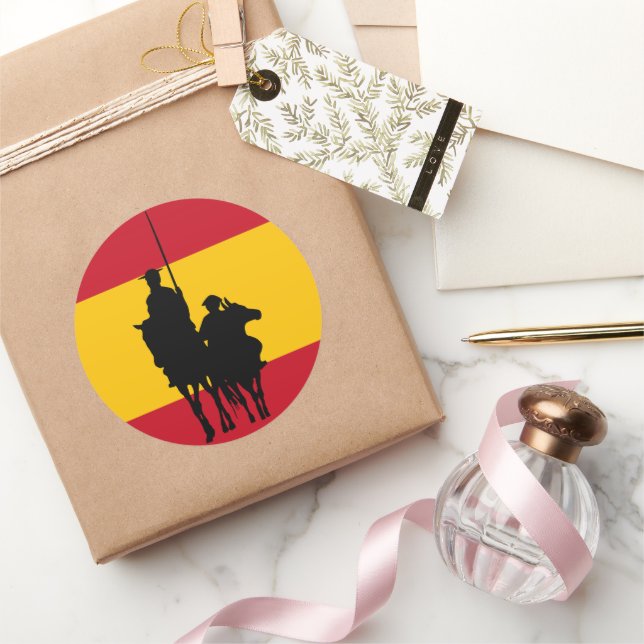 Don Quixote 2 Runt Klistermärke (Gåvor)