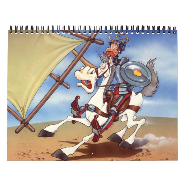 DON QUIXOTE - Animeringsbakgrunder Kalender (Omslag)