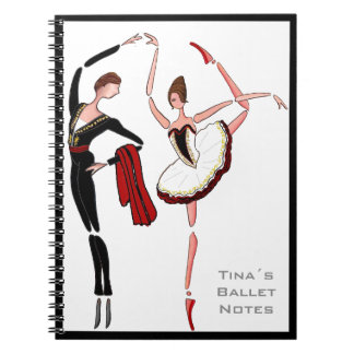 DON QUIXOTE BALETT DANSÖER- BALLERINA NOTWBOOK ANTECKNINGSBOK MED SPIRAL