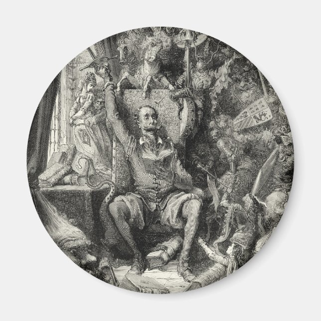 Don Quixote de la Mancha Magnet (Framsidan)