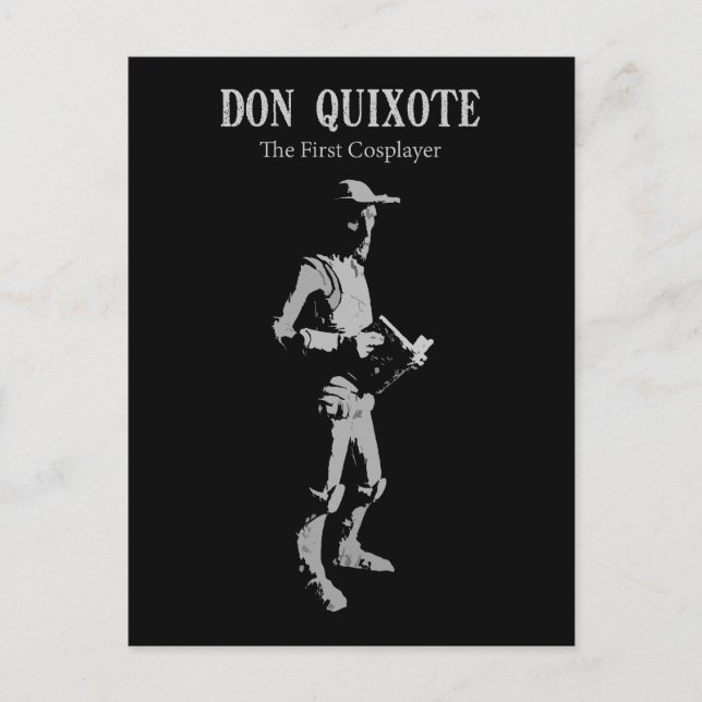 Don Quixote - den första slakten Vykort (Framsida)