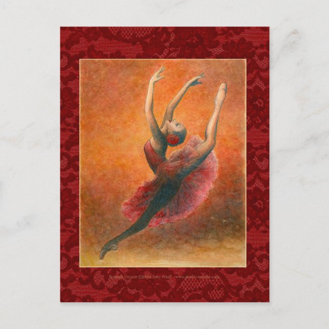 Don Quixote (Kitri) vykort (Framsida)