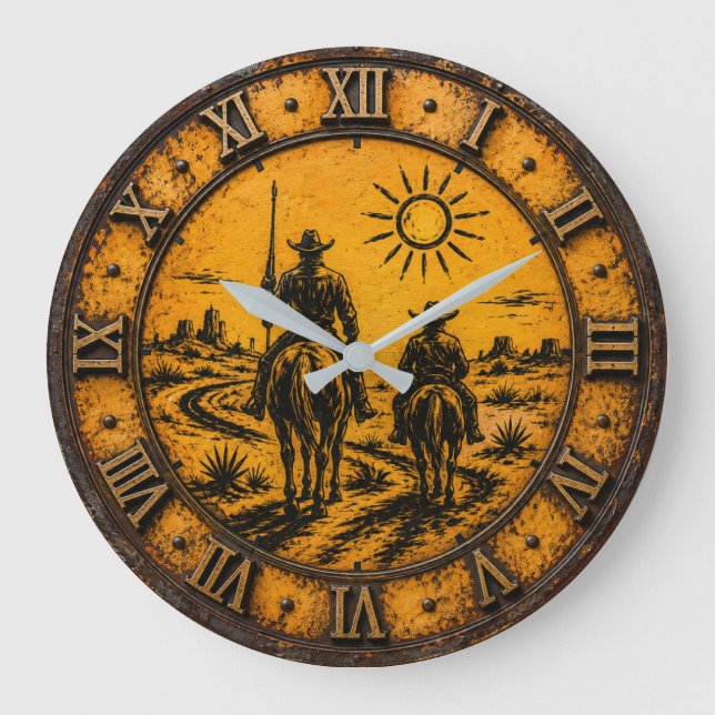 Don Quixote & Sancho Panza Stor Klocka (Framsida)