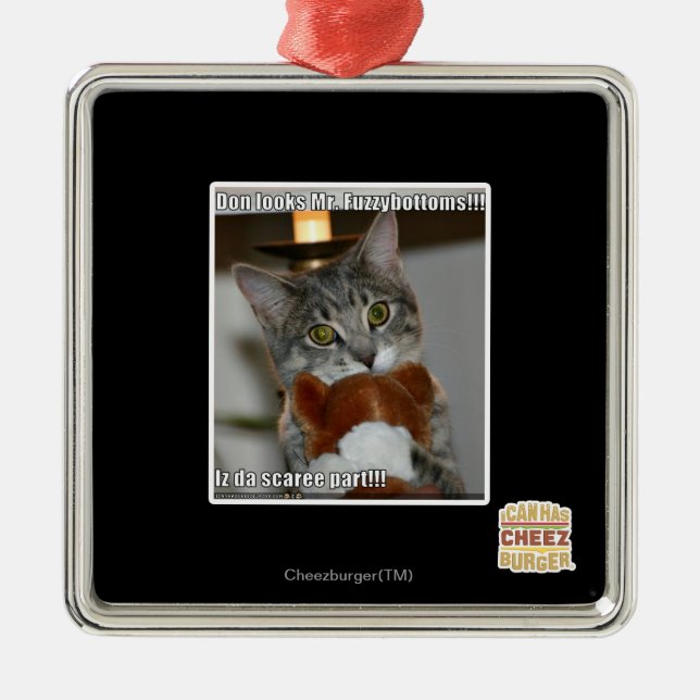 Don ser ut julgransprydnad metall (Framsidan)