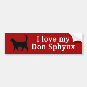 Don Sphynx Kärlek Bildekal