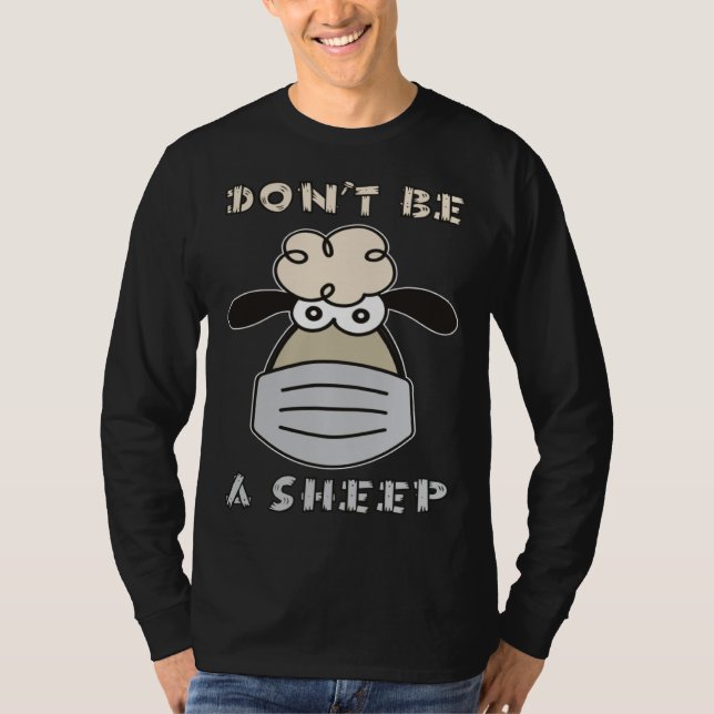 Don t Be A Sheep T Shirt (Framsida)