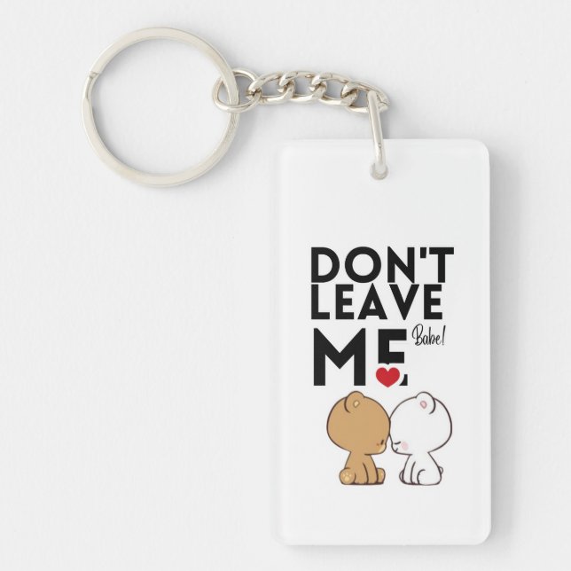 Don’t Leave Me Cute Couple Love Keychain | Romanti (Framsidan)