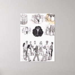 Don’t let death. Be your life. Canvastryck