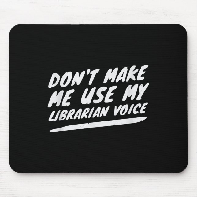 Don’t Make Me Use My Librarian Voice, Funny Readin Musmatta (Framsidan)