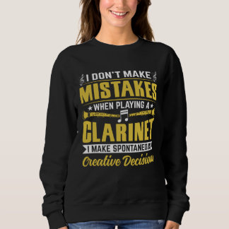 Don t Make Mistakes Playing a Clarinet Creative De T Shirt