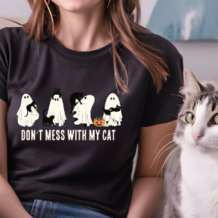 DON`T MED MIN KATTHALLOWEEN CAT MAMMA T SHIRT