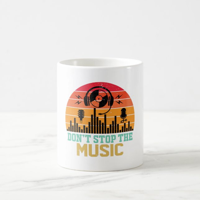 Don’t Stop The Music Coffee Mug Kaffemugg (Center)