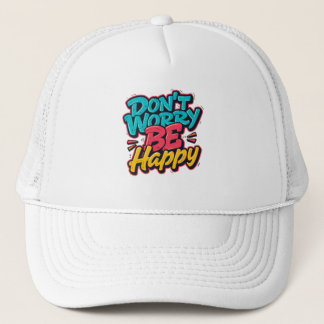 Don’t Worry Be Happy Graffiti Hat Keps
