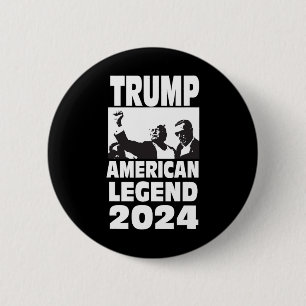 Don Trump 2024 Punktsäker aldrig överlämnande förk Knapp