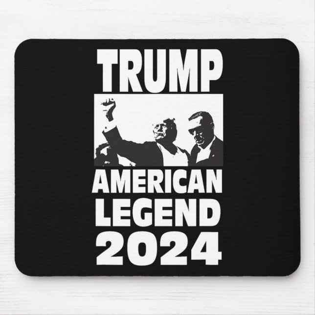 Don Trump 2024 Punktsäker aldrig överlämnande förk Musmatta (Framsidan)