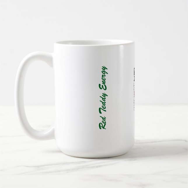 Don Vitone – Röd Teddydräkt King Vitotone Bear – R Kaffemugg (Vänster)