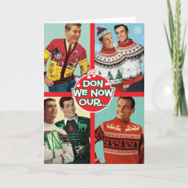Don we now our Fabulous Sweaters - Gay Manar Helgkort