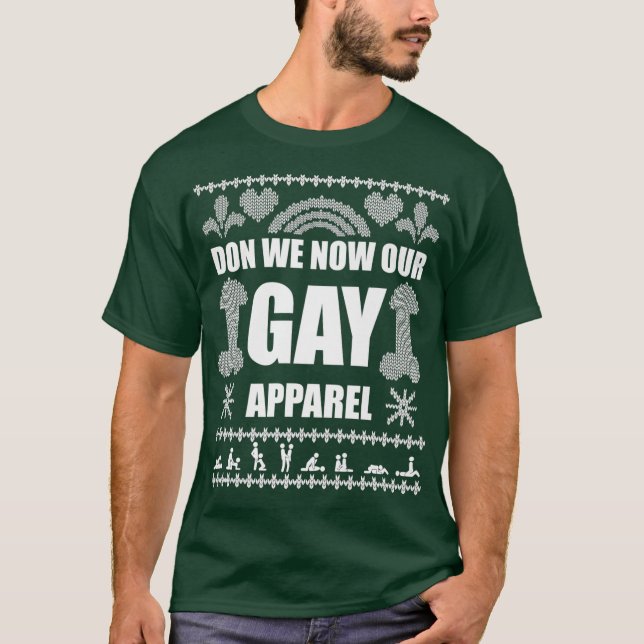 Don We now our Gay Apparel - Lårdagskjul T Shirt (Framsida)
