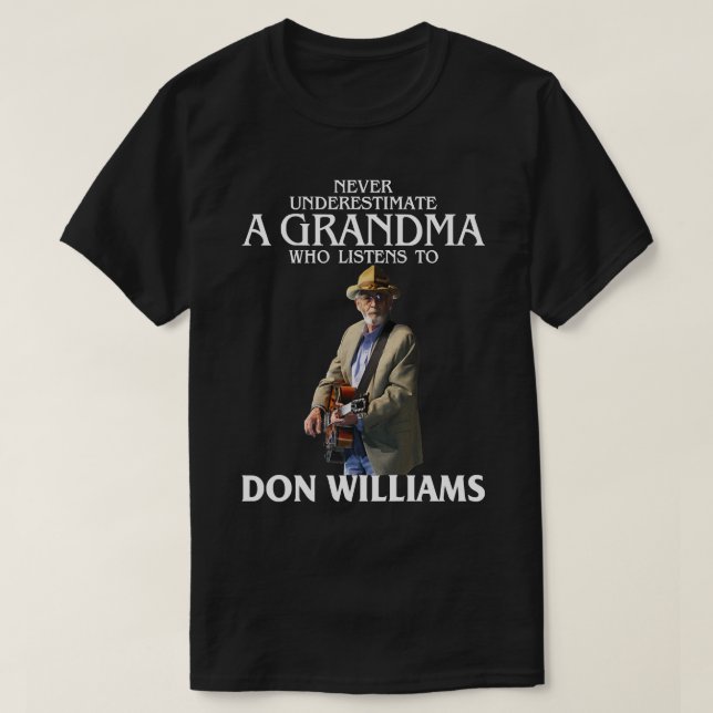 Don Williams Land Artist Betalar hyllning till Slå T Shirt (Design framsida)