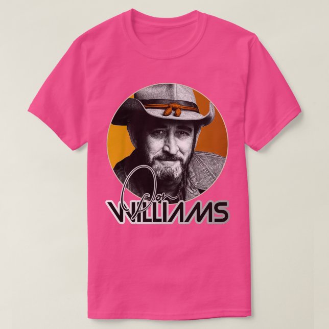 Don Williams Land Guld Tribute T Shirt (Design framsida)