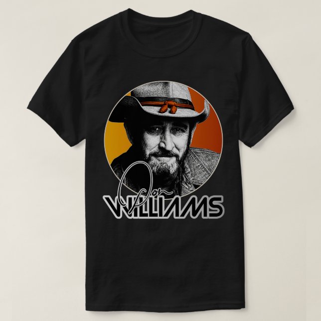 Don Williams Land Guld Tribute T Shirt (Design framsida)