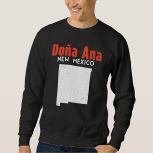 Doña Ana Använder Stat Amerika Resa Ny Mexikansk N Lång Ärmad Tröja