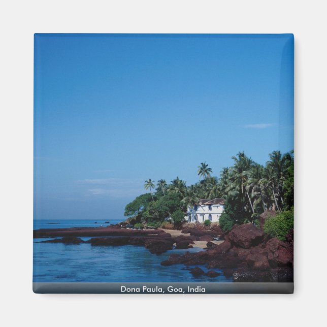 Dona Paula, Goa, Indien Magnet (Framsidan)