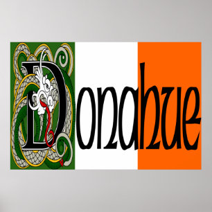 Donahue Celtic Dragon Skriv ut Poster