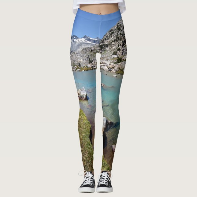 Donahue Pass Sjö - Yosemite Leggings (Framsida)