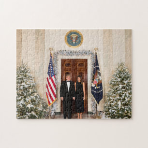 Donald and Melania Trump Jigszle Puzzle Pussel
