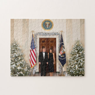 Donald and Melania Trump Jigszle Puzzle Pussel