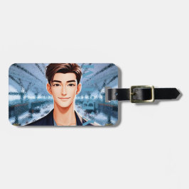 Donald and Sheer. Animeradens teckendesign Bagagebricka