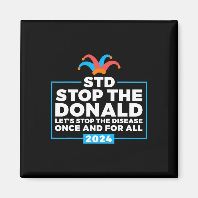 Donald Anti Trump Democrat Voter Magnet (Framsidan)