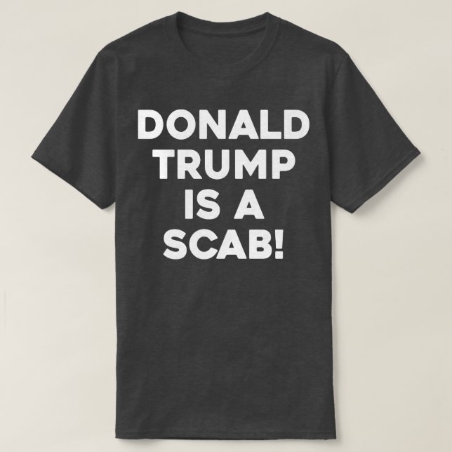 DONALD ÄR EN SCAB Kids TShirt T Shirt (Design framsida)
