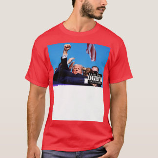 Donald Assination Prometing Fight Album Cover T Shirt