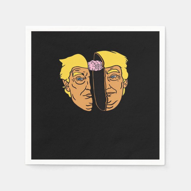 Donald Brain Trumpkin Artwork Pappersservett (Framsidan)