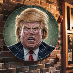 Donald Darttavla<br><div class="desc">Bild i Donald Trump Dart Board. En humoristisk rityta med en karikatyr av Donald Trump, med en bullseye på hans näsa. Perfekt för en spelkväll med vänner eller för visning i ditt hem. En rund rityta med en karikatyr av Donald Trump. Målet är inriktat på hans ansikte, med bullseen direkt...</div>