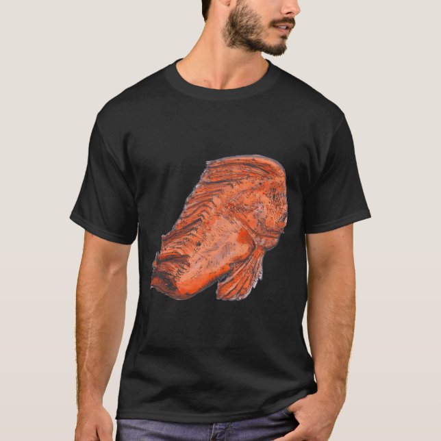 Donald den röda indianfisken t shirt (Framsida)