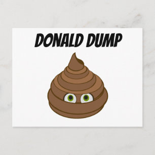 Donald Dump Vykort