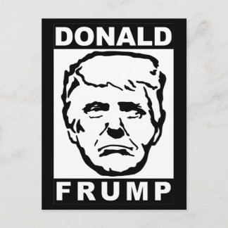 donald frump vykort