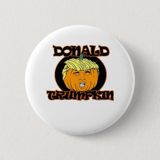 Donald Halloween Costume Trumpkin Knapp (Framsida)