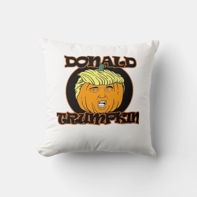 Donald Halloween Costume Trumpkin Kudde (Framsida)