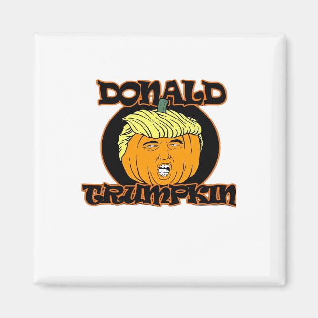 Donald Halloween Costume Trumpkin Magnet (Framsidan)