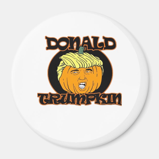 Donald Halloween Costume Trumpkin Magnet (Framsidan)