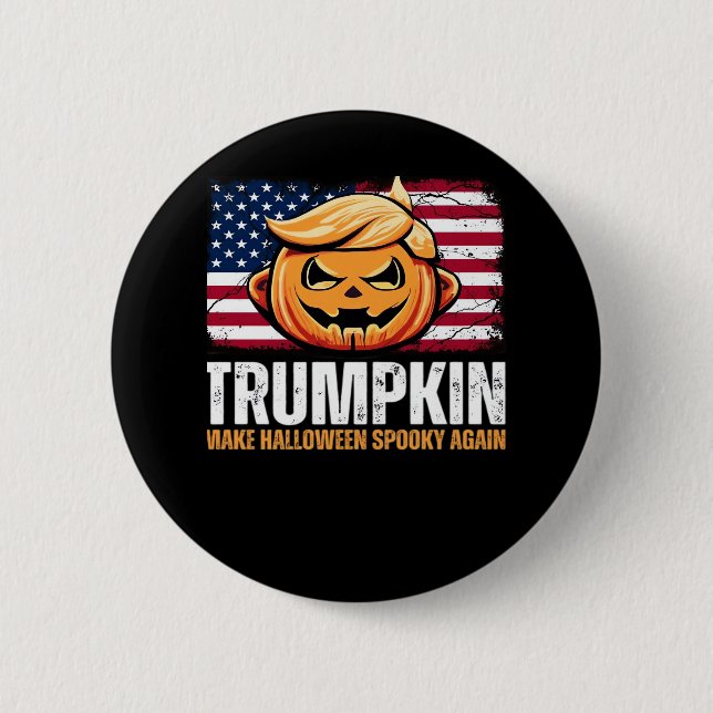 Donald Halloween - Trumpkin make Halloween Spooky Knapp (Framsida)