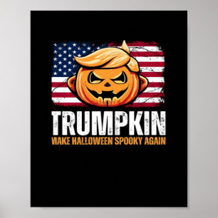 Donald Halloween - Trumpkin make Halloween Spooky Poster