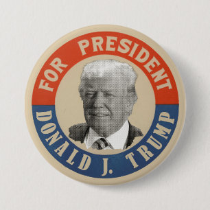 Donald J. Trumf För president Knapp