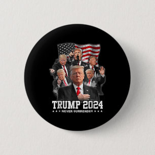 Donald J Trump 2024 Aldrig Surrender 1 Knapp